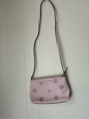 Kate Spade Cedar Street Glitter Dot Blush Pink Crossbody Bag